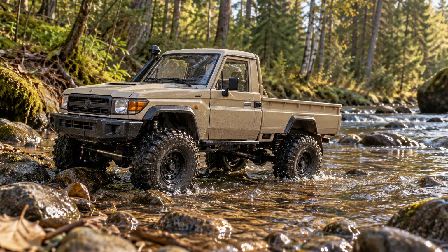 Land Cruiser 70 RC crawleris